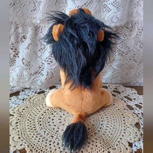 DISNEY THE LION KING 6" PLUSH TOY BY JUST PLAY, LLC "SCAR" AGES 3+ - Picture 5 of 11